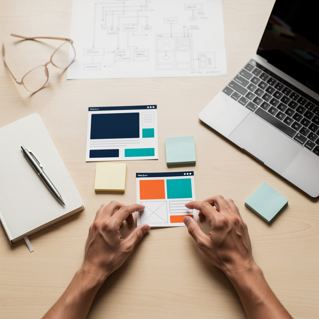 WebZum engineering team building AI website builder technology for small businesses