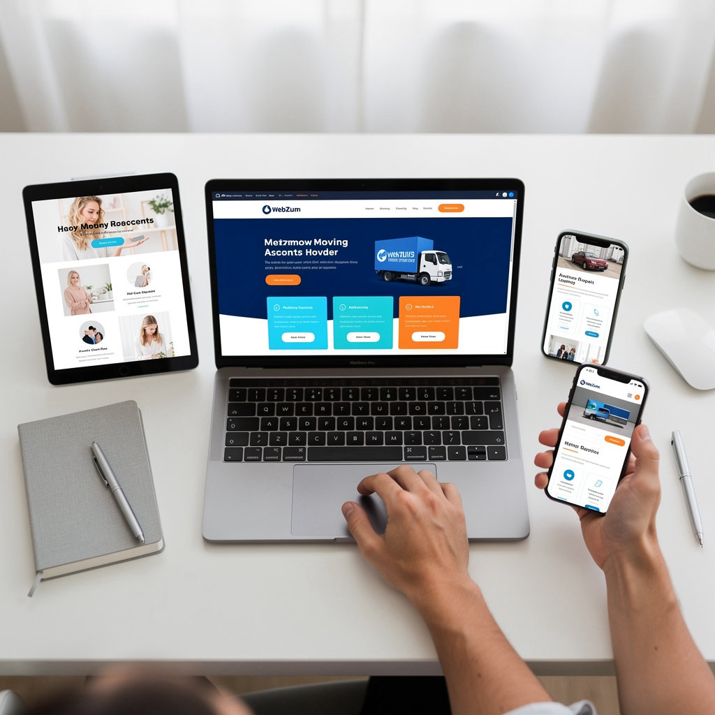 WebZum real websites built in minutes - professional examples across industries